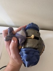 Vintage Small Soldiers Punch It Gorgonite Action Figure 8″ Hasbro 1998