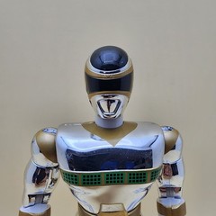 POWER RANGERS In Space (Vintage 1998) SILVER RANGER 8″ Talking Action Figure