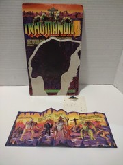 1986 Terrascout Inhumanoids Hasbro Box W/Instructions Only + Auger Back Card .