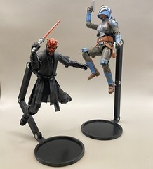 Action Figure Flight Stand, Adjustable!