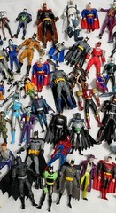 Marvel Dc Lot Action Figures 73 Pieces Mixed Lot