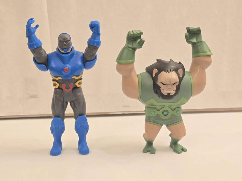 DC Mattel JLU Kalibak & Mcfarlane Super Powers Darkseid Lot FREE SHIPPING *LOOK*