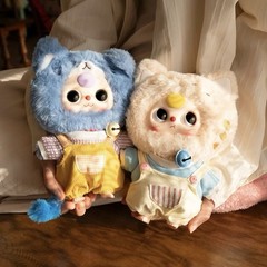 Baby Three Kitten Wardrobe Series Plush Keychain – Creme Reve