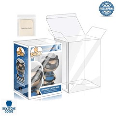 6 Pack Clear Display Cases for 4-Inch Figures – Dust & Scratch Resistant