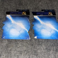 Sonic 2 Movie 4 Inch Figures Sonic with Map And Tails New Damaged Boxes See Pics