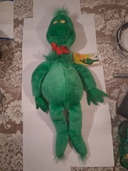 Vintage 1997 Large 27″ Dr. Seuss **MR GRINCH** Macy’s Plush Stuffed