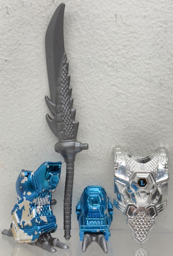 1995 TMNT Leonardo Dragon Spirit Armor Ninja Turtles Metal Mutants Leo Part Set