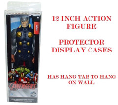 10 PACK 12″ Inch Action Figures Clear Plastic Protectors Case Display Boxes
