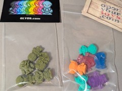 Culture Pirates 2019 at DesignerCon Space Bit Figs +6 Onell Glyos Bitfigs
