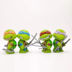2024 new 4pcs ninja Turtle TMNT figure with movable joints Birthday for Kids Ch