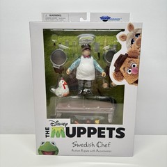 NEW Diamond Select Toys The Muppets SWEDISH CHEF Action Figure & Accessories