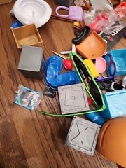 Vintage Toy Lot Mr Potatoe Head, Roblox, Lost Kitties Weapons Accessories
