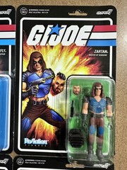 Lot of 4 G.I. Joe Super7 ReAction – Zartan, Firefly, Cobra Commander, Lady Jaye