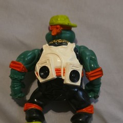 Playmates Toys TMNT Michelangelo & Donatello Action Figure Lot of 2 1990