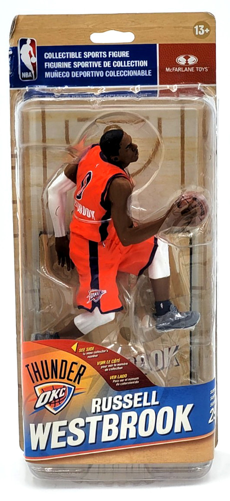 McFarlane NBA Series 29 Russell Westbrook Oklahoma City Thunder Orange Uniform