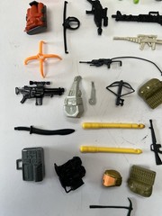 💥GI JOE 80s 90s ARAH 30 Piece Weapons Accessories Lot Hasbro LOOK 1 Day Ship!👍