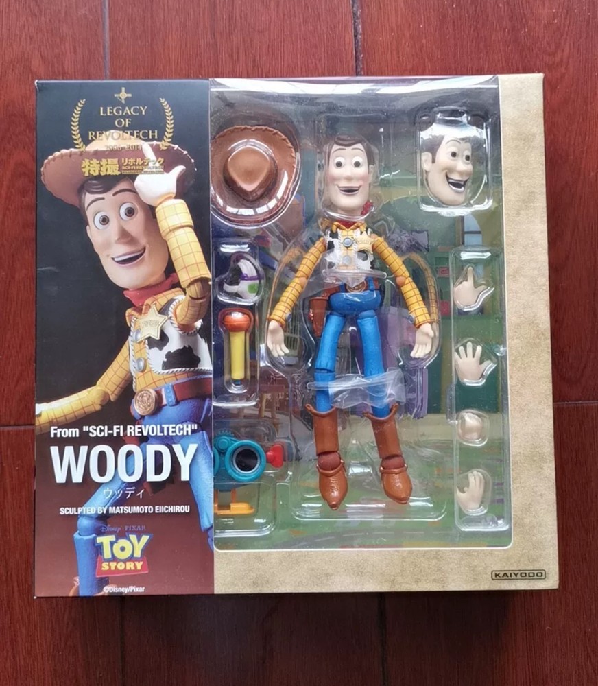 KAIYODO Legacy of Revoltech LR-045 Toy Story Woody Action Figure Gift Brand New
