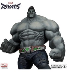 Marvel Rivals Hulk McFarlane Platinum Edition GREY Chase – New Sealed – W/Comic