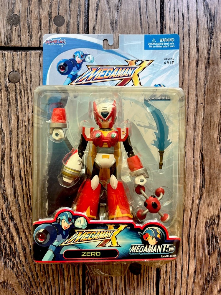 Jazwares Mega Man X Zero Capcom 2003 Complete Rare Edition 15th Open Package