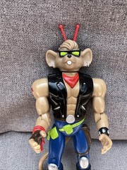 Vintage 1993 Biker Mice From Mars Throttle Action Figure Galoob