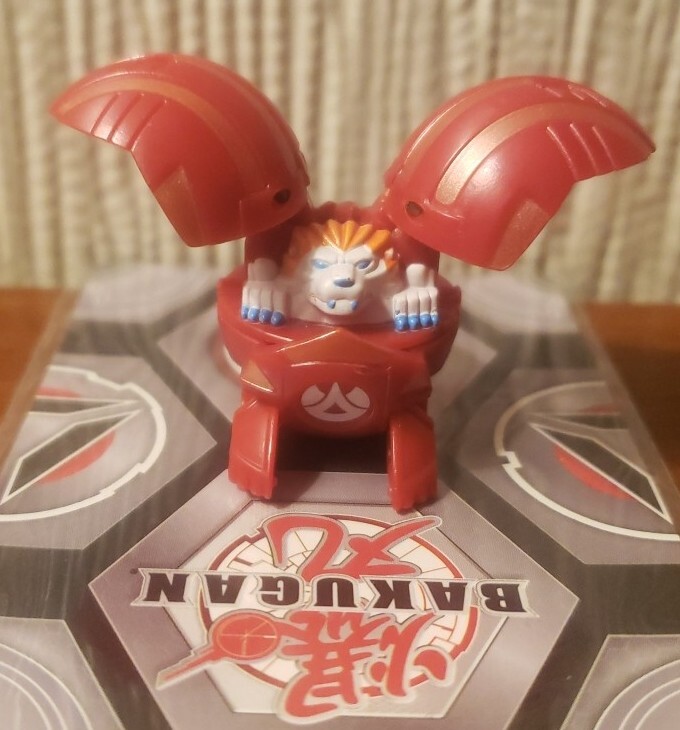 Bakugan Battle Brawlers Griffon 250G – Red Pyrus B1 Figure Only No Card Included