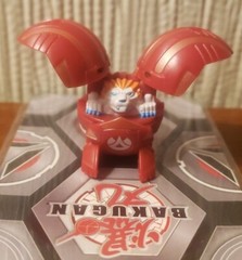 Bakugan Battle Brawlers Griffon 250G – Red Pyrus B1 Figure Only No Card Included