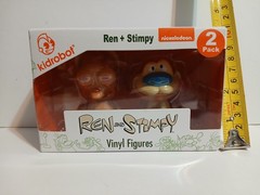 Nickelodeon Ren & Stimpy 3″ Inch Vinyl Figures 2 Pack Kidrobot 2023 NEW