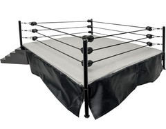 Premium Metal Real Scale Wrestling Ring for WWE & AEW Wrestling Action Figures