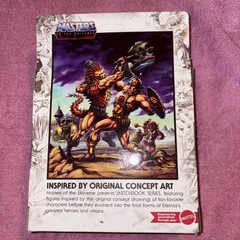 Masters of the Universe Origins Sketchbook Series Concept Art Spikor Figure NIB