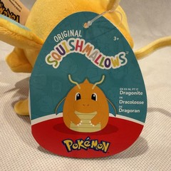 2026 Squishmallows Pokemon DRAGONITE 3.5” Plush Clip Hard To Find Brand New