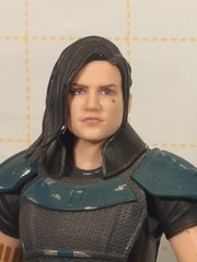 Star Wars Black Series Cara Dune 6 Inch Action Figure. Loose. Complete W/ Guns