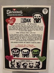 New Skelanimals Collectible Vinyl Figure Maxx the Bulldog MIB OG Owner Fast Ship