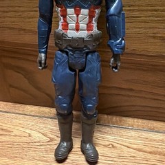Captain America Franchise Action Figure Blue Red Silver Gray Plastic