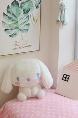Cute Cinnamorol Plushie Doll Throw Pillow Soft Cushion Cinnamon Dog Toy Gift Big