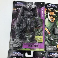 FINAL FACTION ACTION FIGURE LOT of 7 Figures Alpha Team Kharn Mix HG22