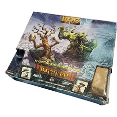 ROG Battle Pit Arena Action Playset Board Game Winner Takes All Battle Warriors