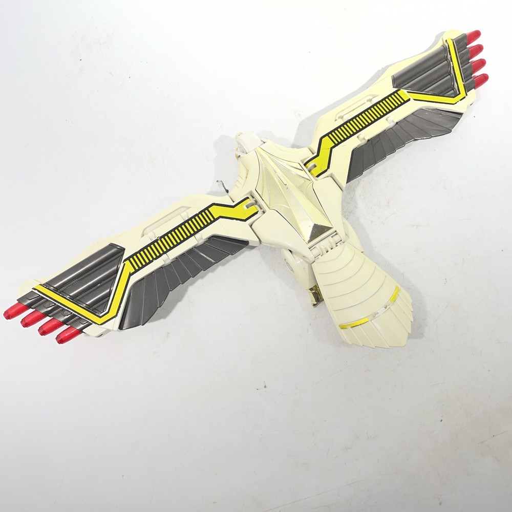 Broken 1995 Power Rangers White Falcon Zord – Mighty Morphin Ninja Megazord 17”