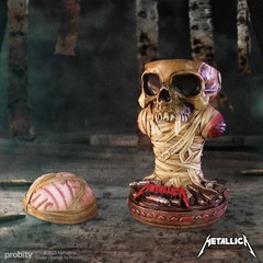 Nemesis Now Metallica One Bust Box, Resin, Officially Licensed Metallica Merch,