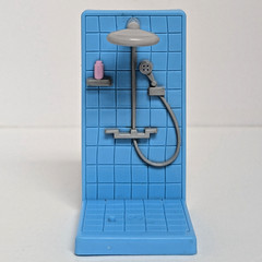 Peppa Pig Transforming Campervan RV Replacement Blue Shower Tile Toy Piece