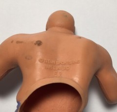 Titan Sports LJN 1985 Iron Sheik & Junkyard Dog Figure WWF Thumb Wrestler Lot
