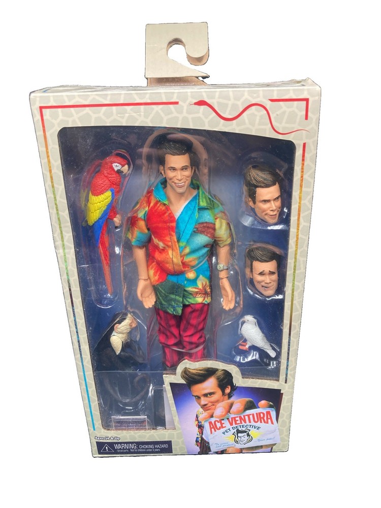 2019 NECA Ultimate Ace Ventura Pet Detective 8″ Clothed Figure Jim Carrey NEW