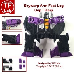 Null Ray Gun Weapon Purple Upgrade Kit for Legacy Core Class Skywarp Transformer