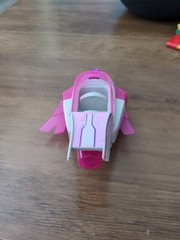 PAW Patrol Mighty Pups Charged Up SKYE Pink Deluxe Vehicle Light Sound Jet Plane