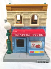 2010 Hasbro Sesame Street Hooper’s Store 123 Apartment Building Playset Only