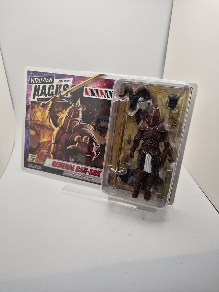 Boss Fight Studios Knight General Bah-Sak Vitruvian HACKS 1:18 3.75″ Figure