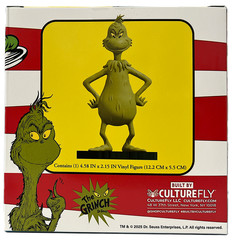 Dr. Seuss The Grinch 4″ Vinyl Figure Culturefly Ages 6+Brand New in Box NEW