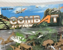 Plastic Action Figures Toy Soldiers Combat Army Military Toys 50+ Figurines
