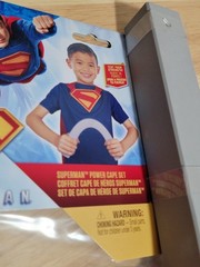 DC Kids SUPERMAN Power Cape Set – Costume / Cosplay Ages 4+