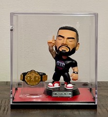 WWE Zuru Ballers SET of 4 RARE figures in Display cases w/championship belts
