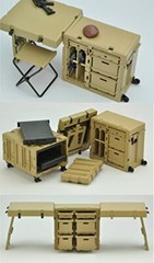 Little Armory LD039 Field Desk A2 Plastic Model 318804 figure parts